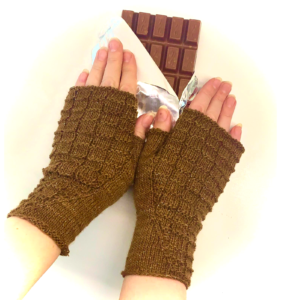 A Bar of Chocolate Mittens - Stulpen Anleitung