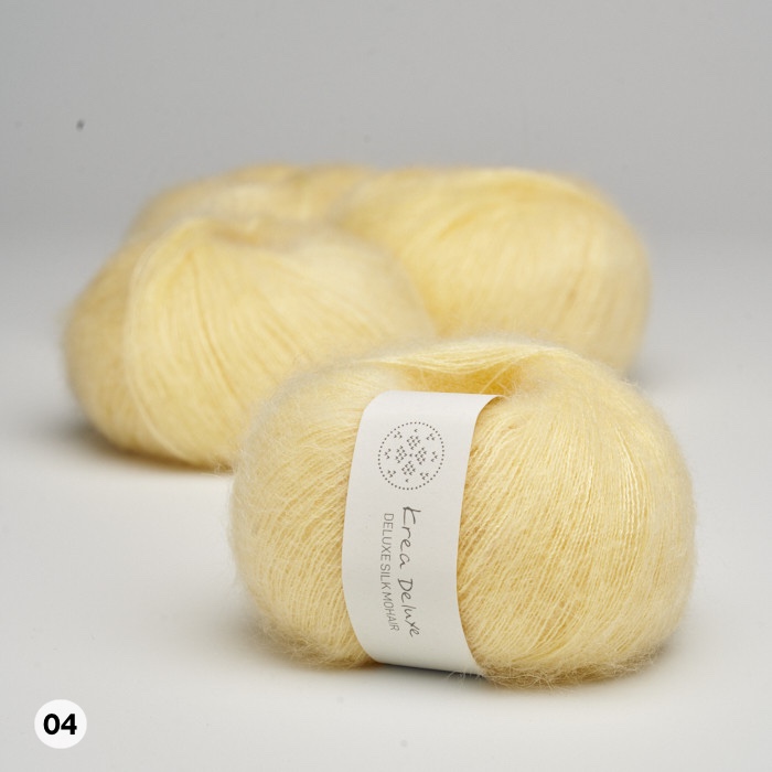 Krea Deluxe - Silk Mohair - Nr 04 - Hellgelb