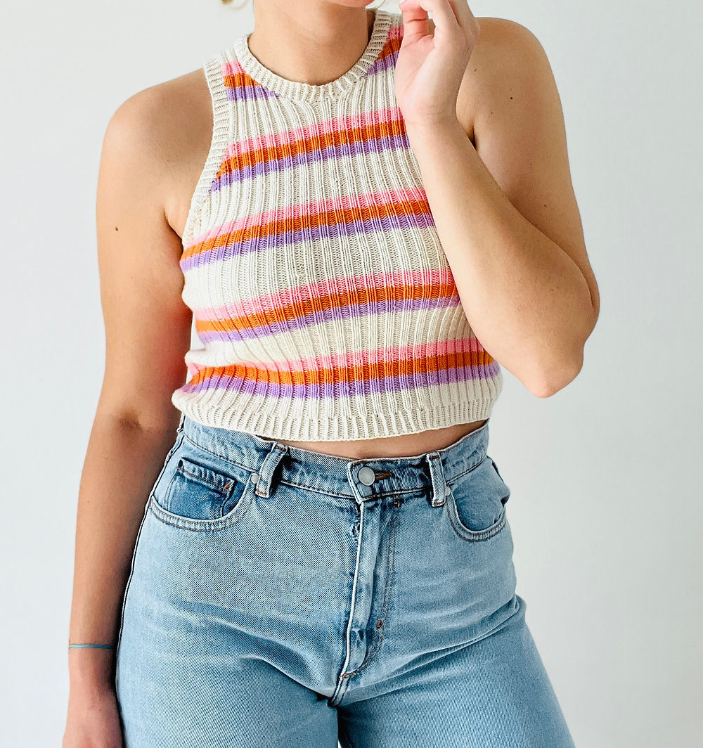 Evelyne Top - Kolibri by Johanna - KAOS YARN - Wollpaket