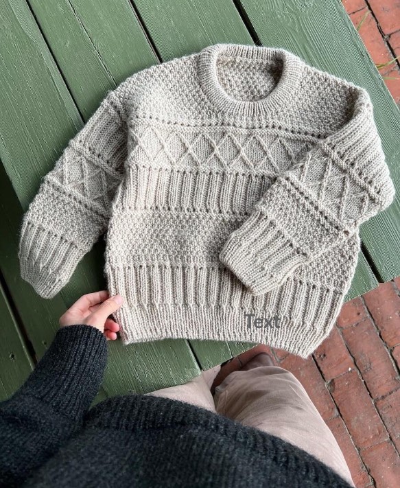 Ingrid Sweater Junior - Petiteknit - Wollpaket