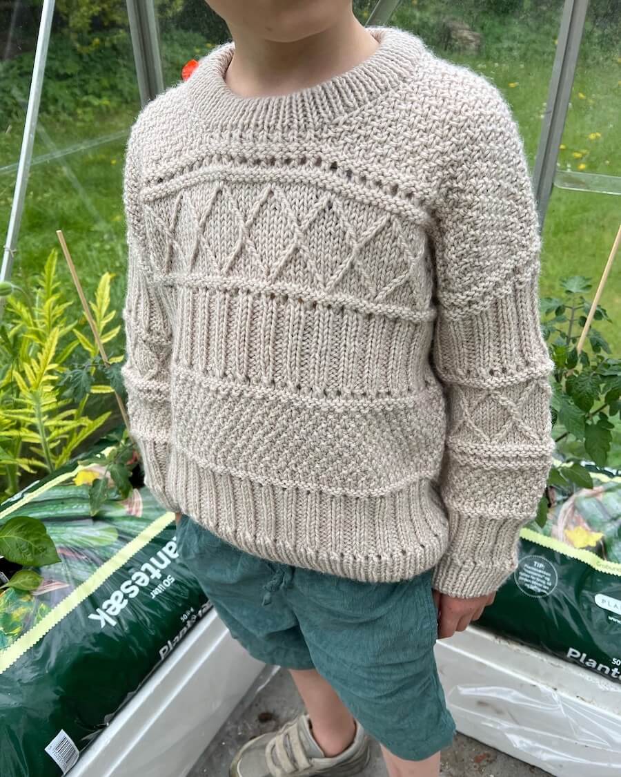 Ingrid Sweater Junior - Petiteknit - Wollpaket