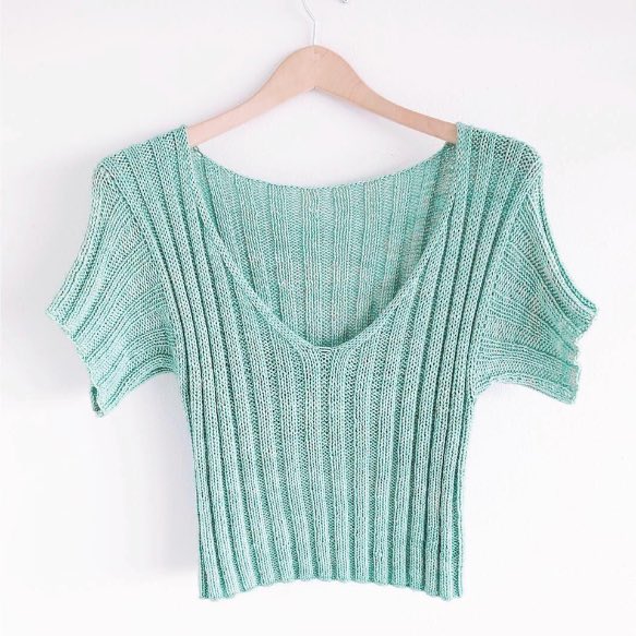 Ripple Crop Top - Jessie Maed Designs - Wollpaket