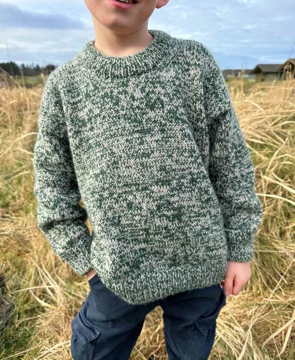 Melange Sweater Junior - Petiteknit - Wolpaket