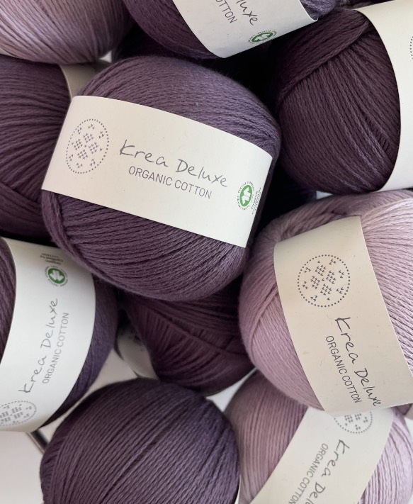Krea Deluxe - Organic Cotton 50 g - No. 57 - 58 - purple