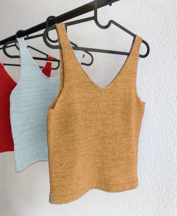 Niine Top - rosa p. - Wollpaket Organic Cotton - Krea Deluxe
