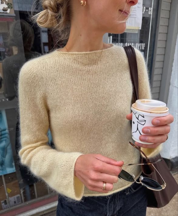 Ivy Blouse- Petiteknit - Deluxe Silk Mohair - Krea Deluxe
